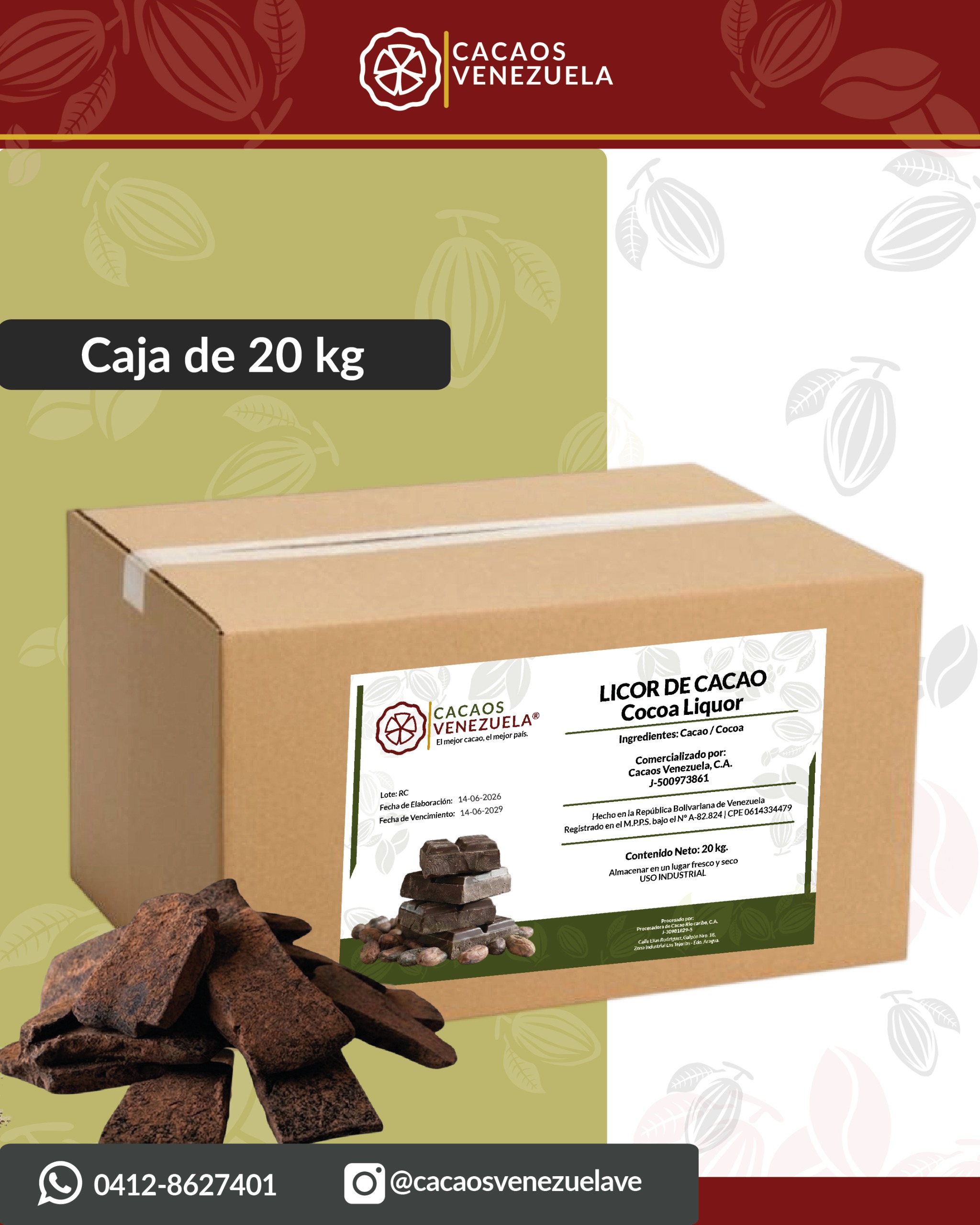 Licor de Cacao