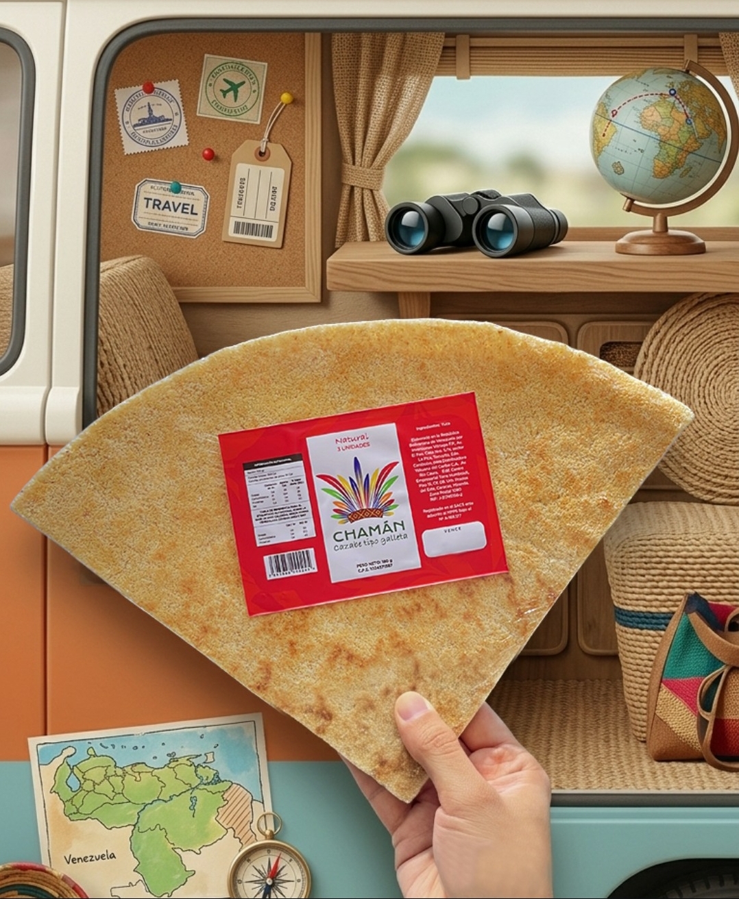 Casabe Chamán Triangular 180g