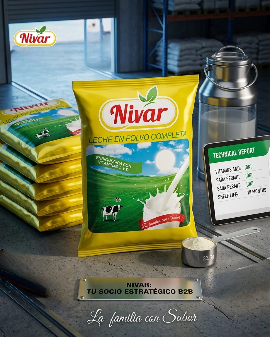 Leche en Polvo Completa Nivar 400g