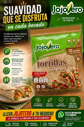 Tortilla Trigo Integral Jojotero